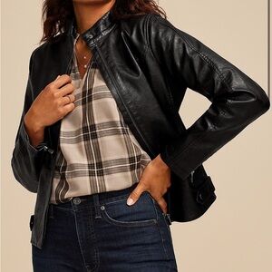 Maurice's Faux Leather Biker Jacket